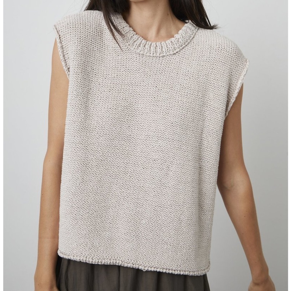 Velvet by Graham & Spencer Cream Tank Top
